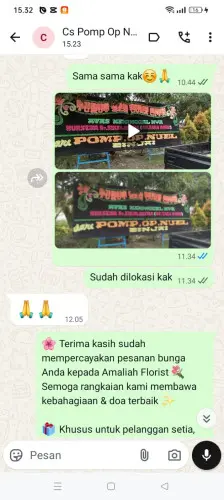 Testimonial Papan Bunga kalibata city