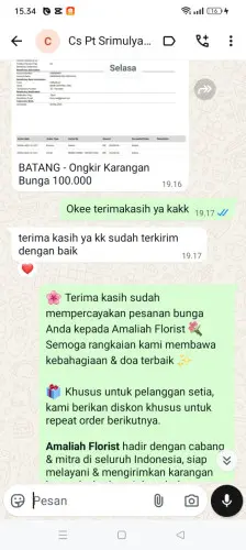 Testimonial Papan Bunga kalibata city
