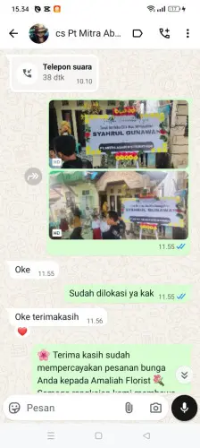 Testimonial Papan Bunga kalibata city
