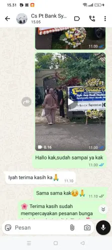 Testimonial Papan Bunga kalibata city